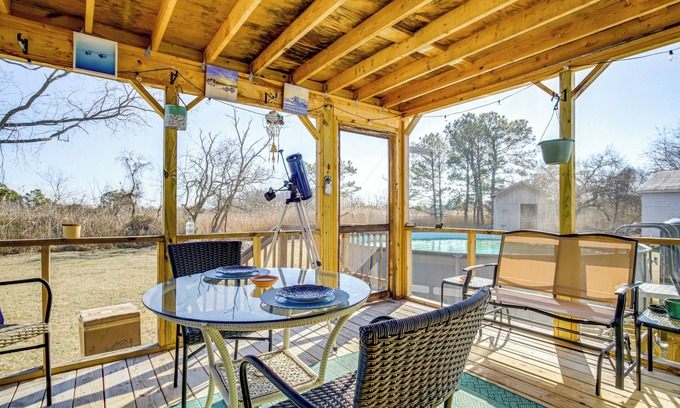 Deal Island House | 1 Mi to Boat Ramp: Peaceful Deal Island Home!