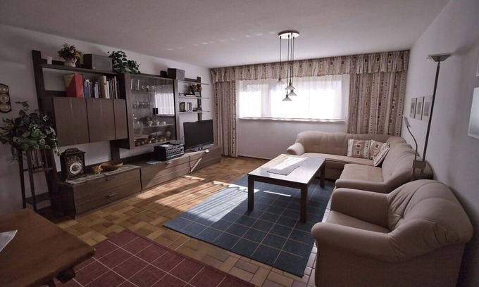 Laufen Apartment | Vacation apartment 76 sqm, basement, 1 bedroom, living-dining room, kitchen, separate WC