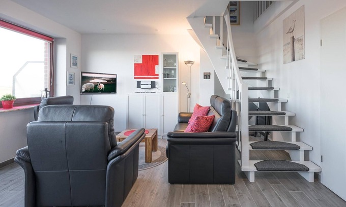 Norderhafen Apartment | Vacation apartment Käpt'n Cook 09 in Nordstrand for up to 3 people