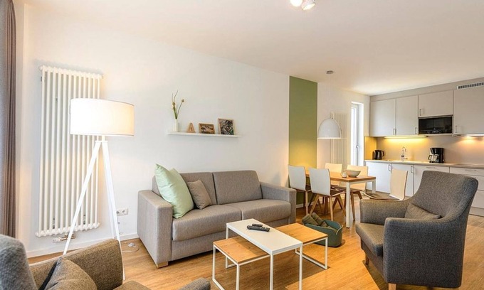 Bensersiel Apartment | Vacation apartment with terrace incl. free use of sauna area & swimming pool