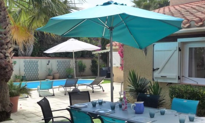Sainte-Marie-la-Mer House | Vacation home Les Cerisiers in Sainte Marie Plage - 8 persons, 4 bedrooms