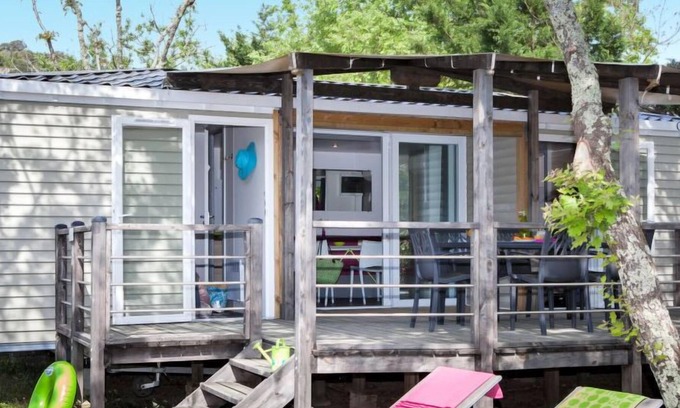 Saint Alban Auriolles House | Vacation home Camping Caravaning (AAR353) in St-Alban-Auriolles - 6 persons, 2 bedrooms