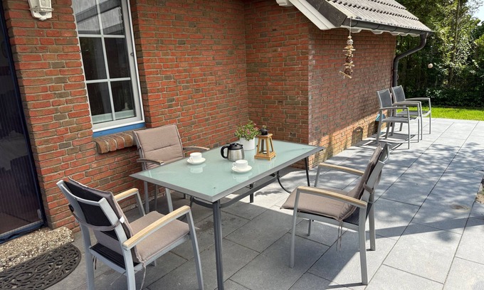 Friedrichskoog-Spitze House | Vacation home Queller 14, fenced garden, Wlan - Holiday home Queller 14