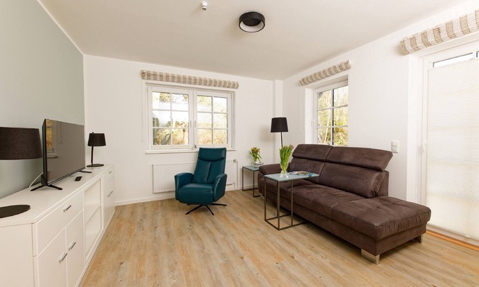 Nebel Apartment | Vacation with dog/Ground floor apartment with terrace for 3 persons