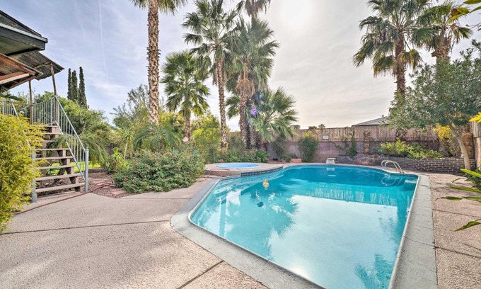 Charleston Preservation House | Vegas Oasis Home with Pool and Spa 7 Miles to Strip