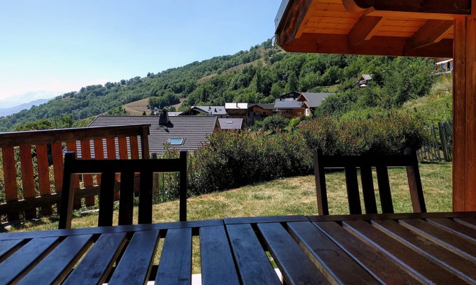 Les Chapelles Ski Chalet | Very nice chalet facing the ARCS and LA PLAGNE