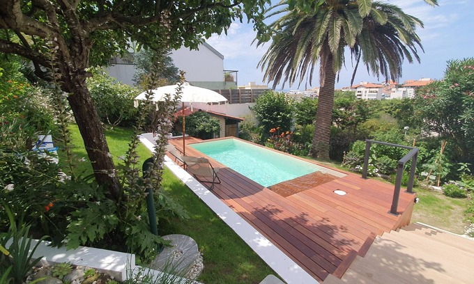 Biarritz Villa | Very pretty 4* listed wooden house in Biarritz with swimming pool