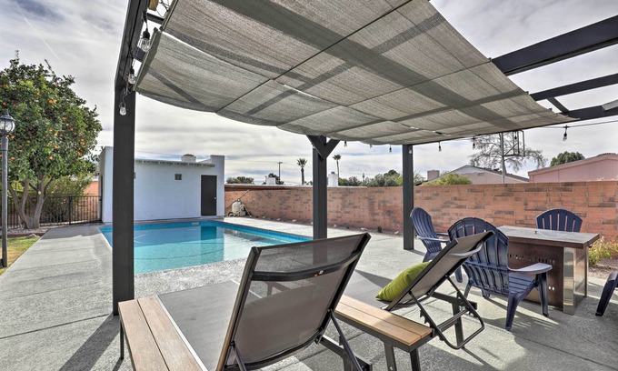Palo Verde Cottage | Vibrant Tucson Home: Pool, Hot Tub & Fire Pit
