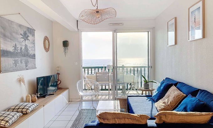 Vieux-Boucau-les-Bains Apartment | Vieux Boucau, nice flat with amazing ocean view