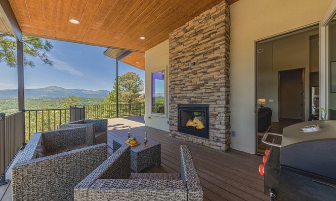 Ruidoso House | Viewtopia | Game Room, Gas Fireplace, Great Views!