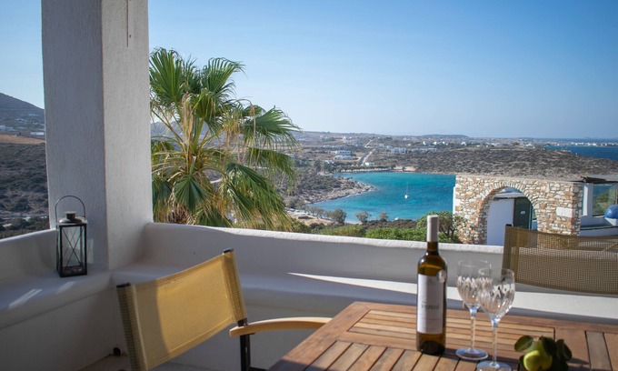 Nea Cryssi Akti Villa | Villa 110 m2 in Agia Irini, walking distance to beach with pool access, 7 guests