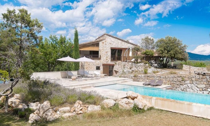 Ampus Villa | VIlla Alésia : Architect-designed property 230 m²/10 pers/heated private pool
