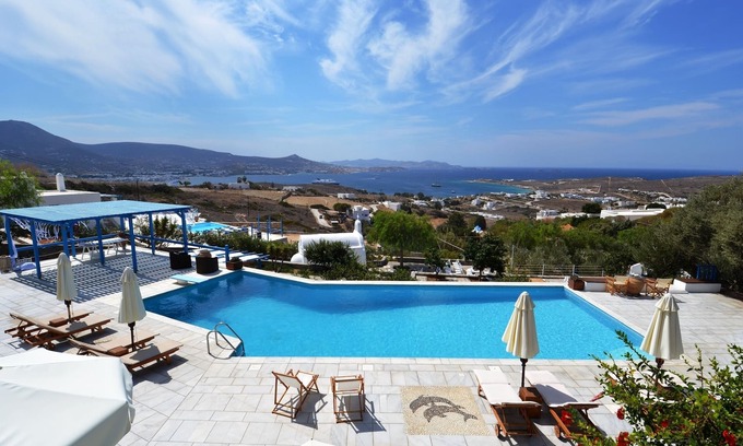 Krotiri Villa | Villa "Aperado", luxury complex with pool, spectacular views, tennis court