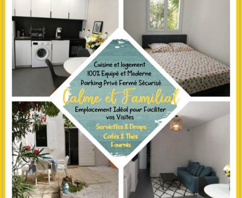 Septemes-les-Vallons Villa | Villa au Calme avec Extérieur et parking gratuit aux portes d'Aix et Marseille Emplacement idéal