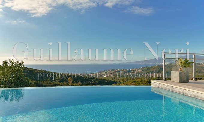 Albitreccia Villa | Villa AURORE-5 rooms with swimming pool and panoramic sea view