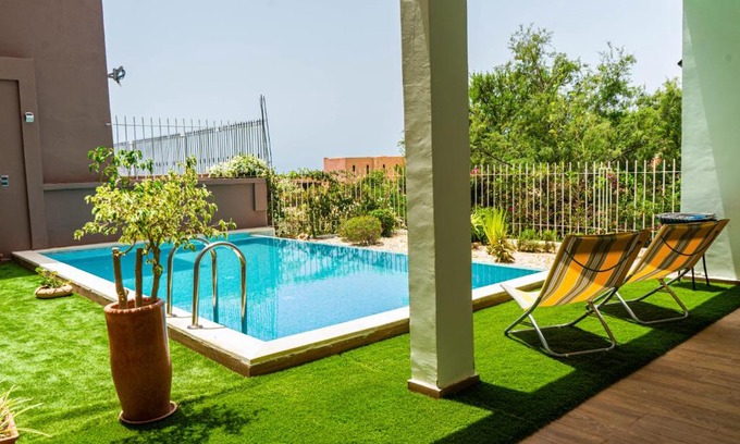 Imi Ouaddar Villa | Villa avec piscine privée en bord de mer