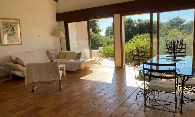 San-Nicolao House | Villa avec un grand jardin