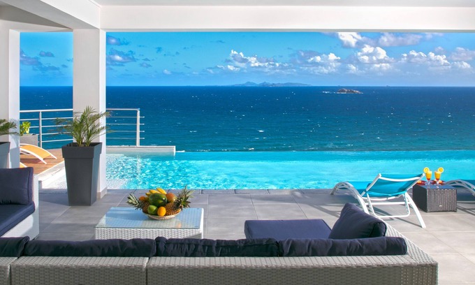 Dawn Beach Estates Villa | VILLA BEL AMOUR - INFINITY POOL- SEA VIEW