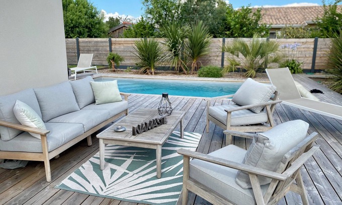 Lege-Cap-Ferret House | Villa between Ocean and Basin, heated pool