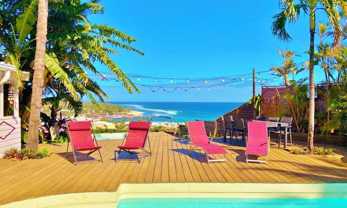 St Gilles-les-Bains House | *VILLA BLUE WAVES* - heated pool and jacuzzi