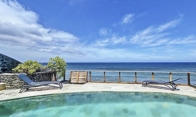Grand Fond House | Villa Bois de Vie - 217 m2 – direct beach access – Swimming pool - Grand Fond