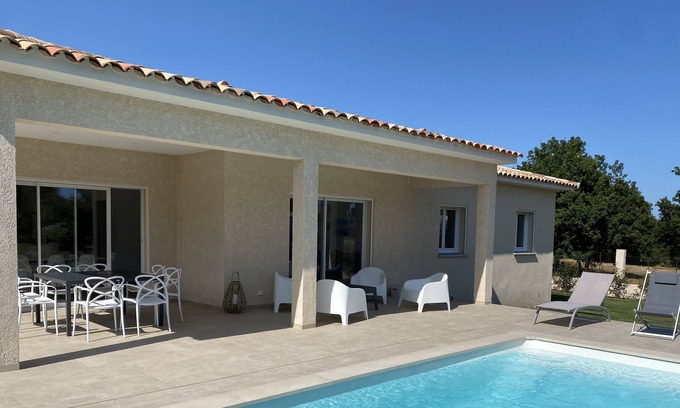 Prunelli-di-Fiumorbo House | Villa Camille 8 Pers Piscine Privée