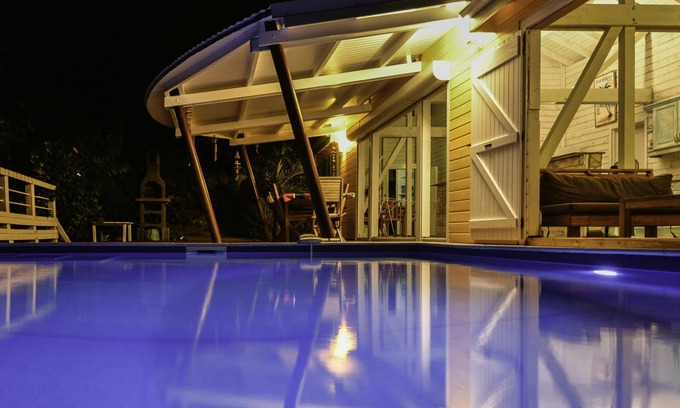 Grand-Bourg Villa | Villa-Coco: swimming pool, sea view, all comforts, family vacations in Marie-Galante