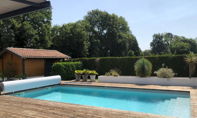 Narrosse Villa | Villa Contemporaine Avec Piscine