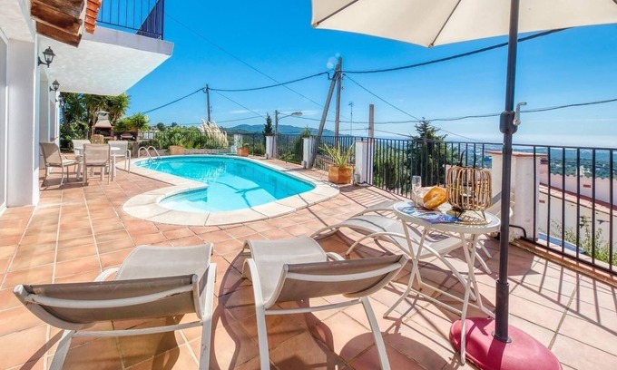 Lloret Blau Villa | Villa "Costacabana - Sofia" with Sea View, Private Pool & Wi-Fi