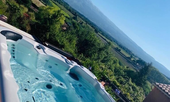 Mormoiron House | VILLA COUP DE CŒUR 4 bedrooms Swimming pool Air conditioning spa exceptional view