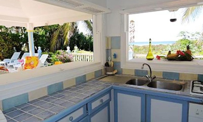 Saint-Francois Villa | Villa de 2 chambres a Saint Francois a 500 m de la plage avec vue sur la mer piscine privee et jardin amenage