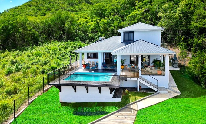Le Diamant Villa | Villa de 3 chambres avec vue sur la mer piscine privee et jardin clos a Le Diamant a 1 km de la plage