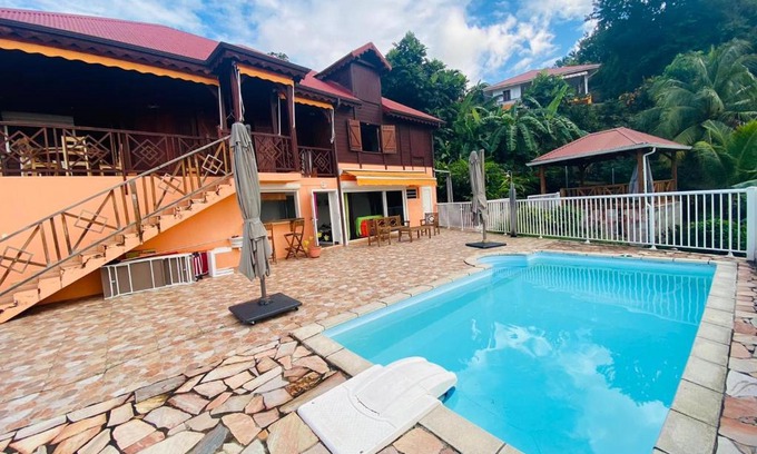 Bouillante Villa | Villa de 4 chambres avec vue sur la mer piscine privee et jardin clos a Bouillante a 3 km de la plage