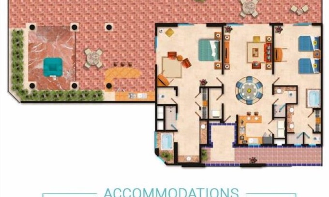 Flamingos Hotel | Villa Del Palmar Flamingo's Penthouse Suite