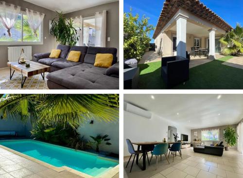 Lavalette Villa | Villa des Perdrix - Piscine et Clim - 120m2