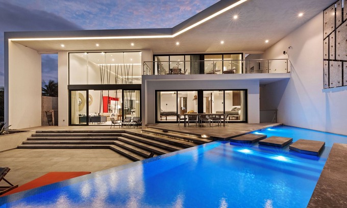 Isla Mujeres Villa | Villa E11even With Private Chef Ocean Front