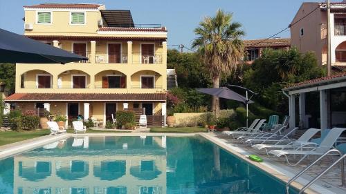 Acharavi Villa | Villa Eleni Corfu 10 bedroom Seaview Villa with private pool