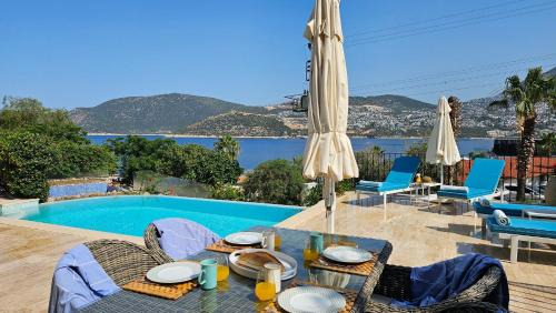 Kalkan Villa | Villa Evin Sea Front Modern Villa in Kalkan Turkey