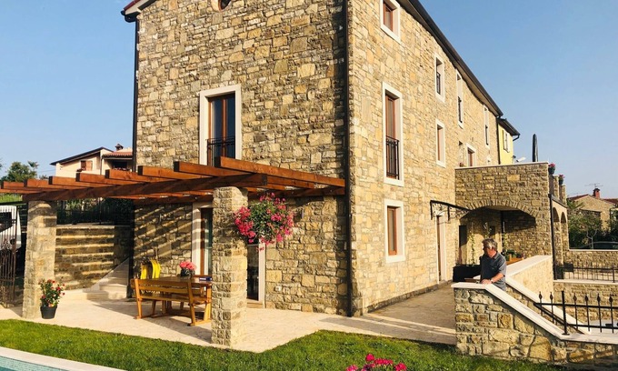 Krasica Villa | Villa Fasano, whole house fenced with garden, barbecue, private pool and veranda