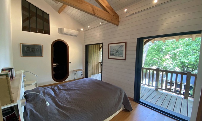 Claouey Villa | Villa "Ferret Capienne" near basin and Ocean