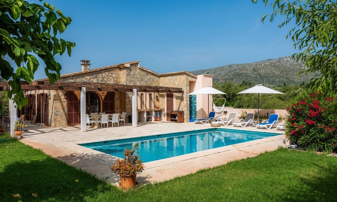 Capdepera Villa | Villa "Finca Soliva" with Mountain View, Garden, Wi-Fi, Pool & Terrace