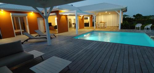 Saint-Francois Villa | Villa Fleur de Goyave - Très bien ventilée - Vue dégagée