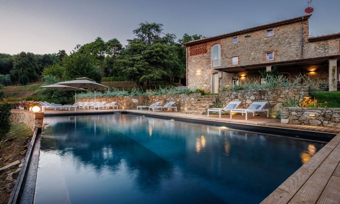 Vicopelago Villa | VILLA GIOMA-Charming rustic just restored with private panoramic infinity pool