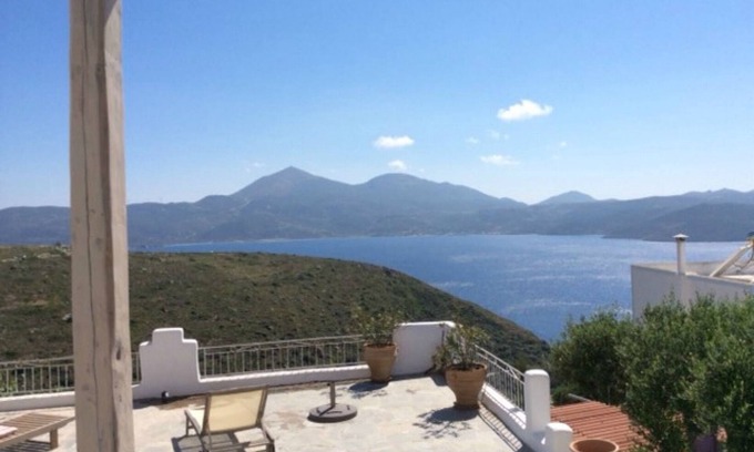 Tripiti Villa | Villa in Village with Stunning Sea Views From Large Sun Terraces.