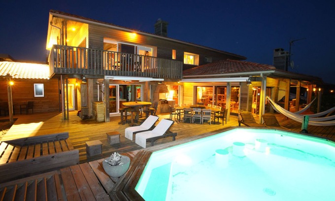 Les Estagnots Villa | VILLA LODGE 100M OCEAN ON THE DUNE