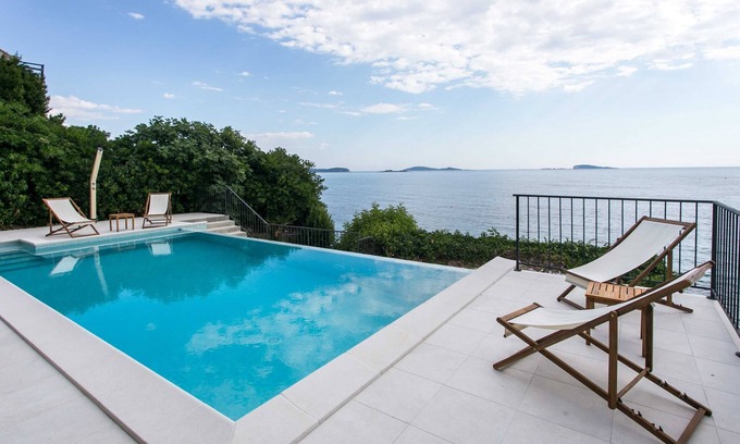 Mlini Apartment | Villa Mirjana - One Bedroom Apartment with Terrace and Sea View (Palma)