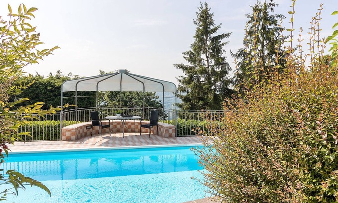 Villanuova sul Clisi Villa | Villa Montagne e Lago with spectacular view and private pool