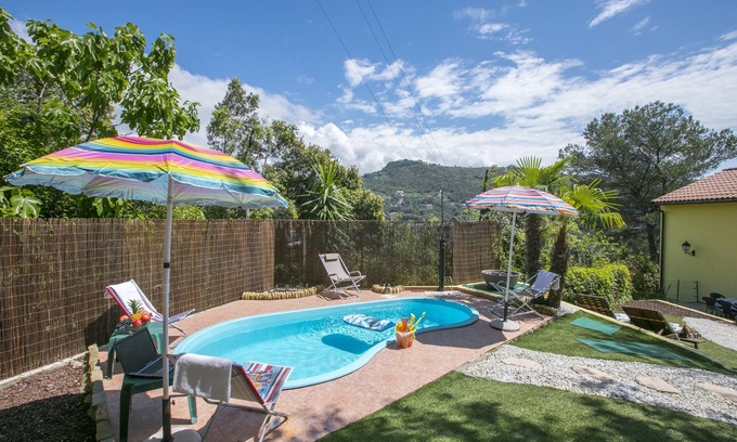 Ventimiglia Villa | Villa Monte Enrico - Pool And Whirlpool, Camporosso, Italy