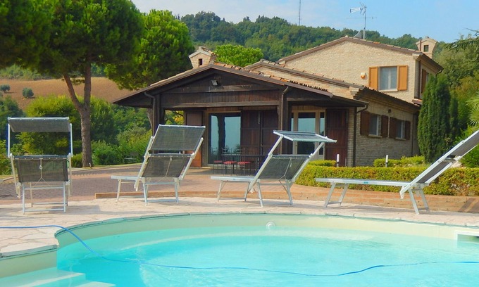 Fano Villa | Villa Montegiove, villa with private pool 3Km from the beach in Fano