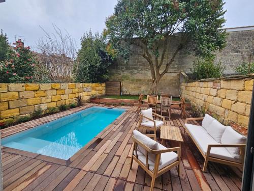 Saint-Bruno - Saint-Victor House | Villa Nomade - Bordeaux center 180m2, 4 rooms, Garden & Pool
